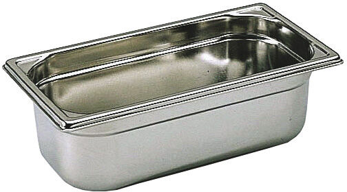 BAC INOX PLEIN GN 1/3 H 100