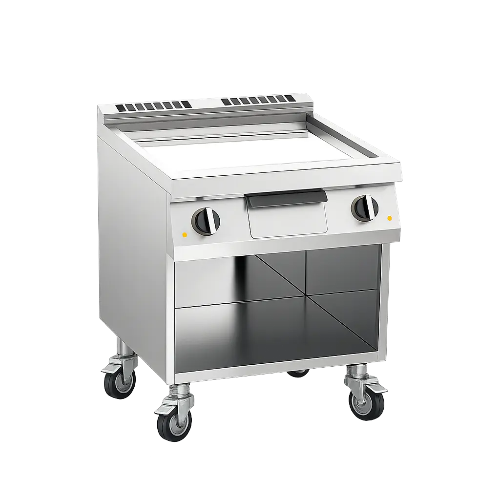 PLANCHA ÉLECTRIQUE SUR MEUBLE OUVERT