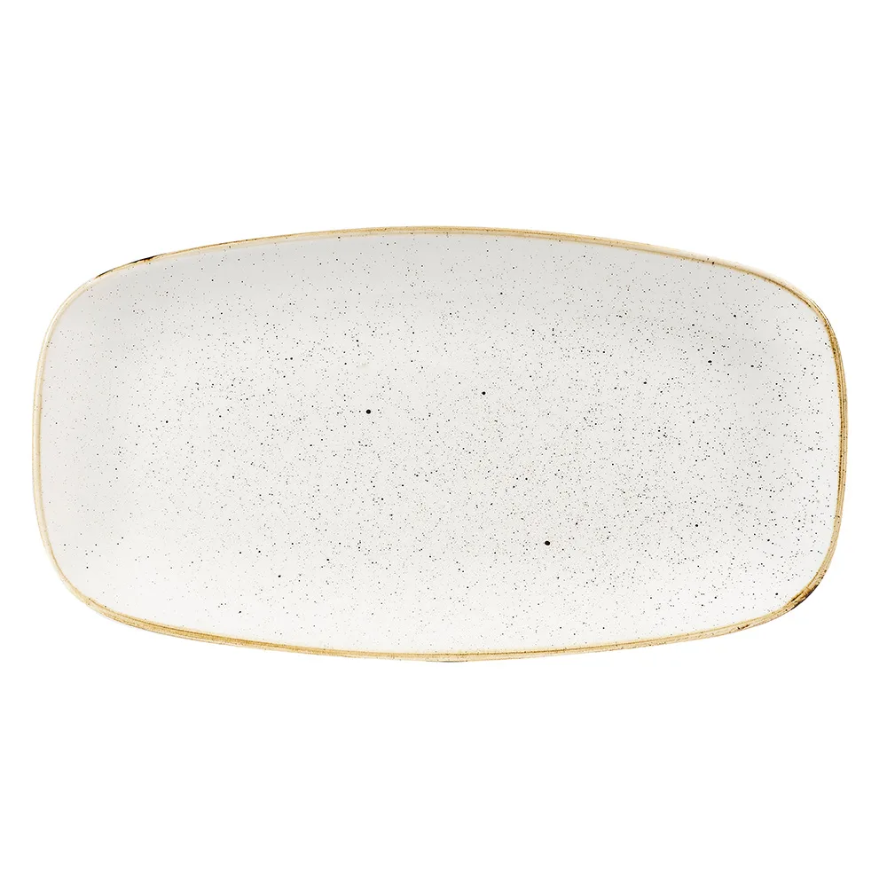 Assiette petite blanche rectangle - L 20cm