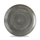 Assiette plate noire - Ø21.7cm