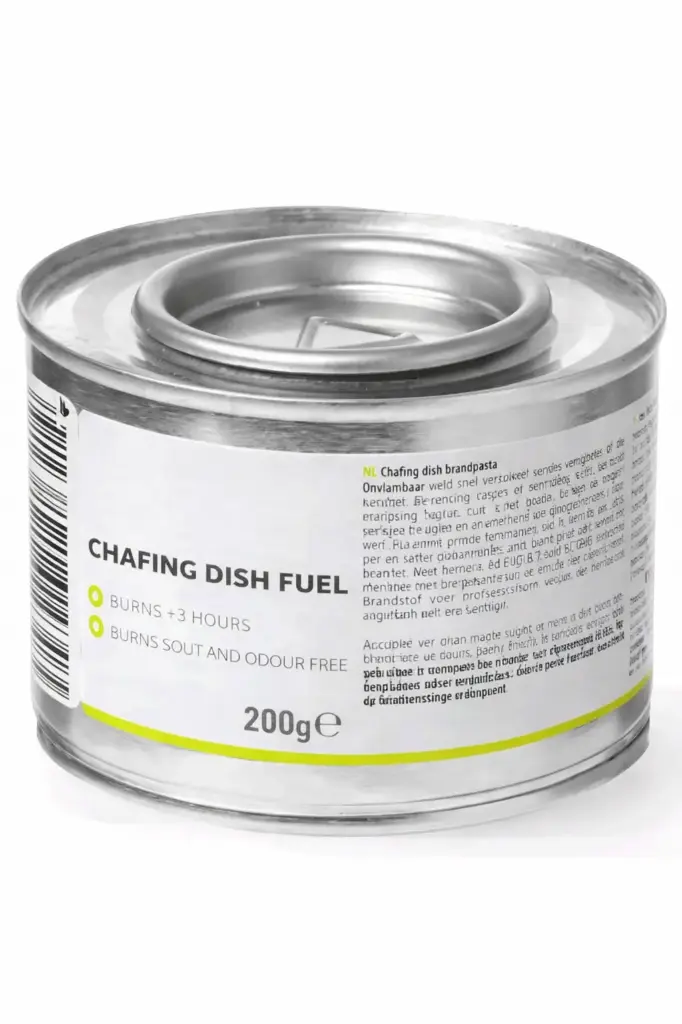 Pâte à brûler Chafing Dish