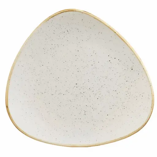 [SWHSTR91LOC] Assiette plate blanche triangle - 22.9cm