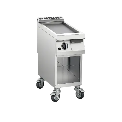 PLANCHA GAZ SUR MEUBLE OUVERT