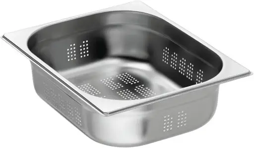 BAC INOX PERFORE GN 1/2 H100