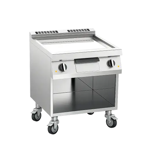 PLANCHA ÉLECTRIQUE SUR MEUBLE OUVERT